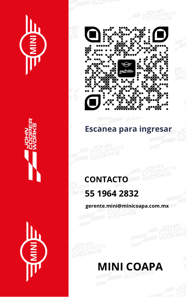 Credencial empresarial reverso con QR